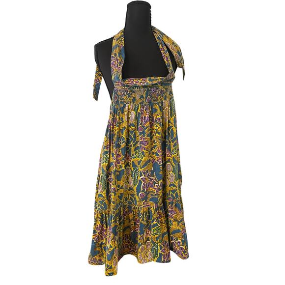 Cleobella Violette Mini Dress L Boho Off Shoulder Floral Sold At Free People - Picture 2 of 9